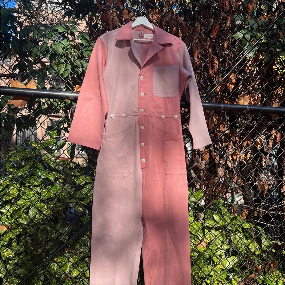 Two-Tone Pink Jumpsuit